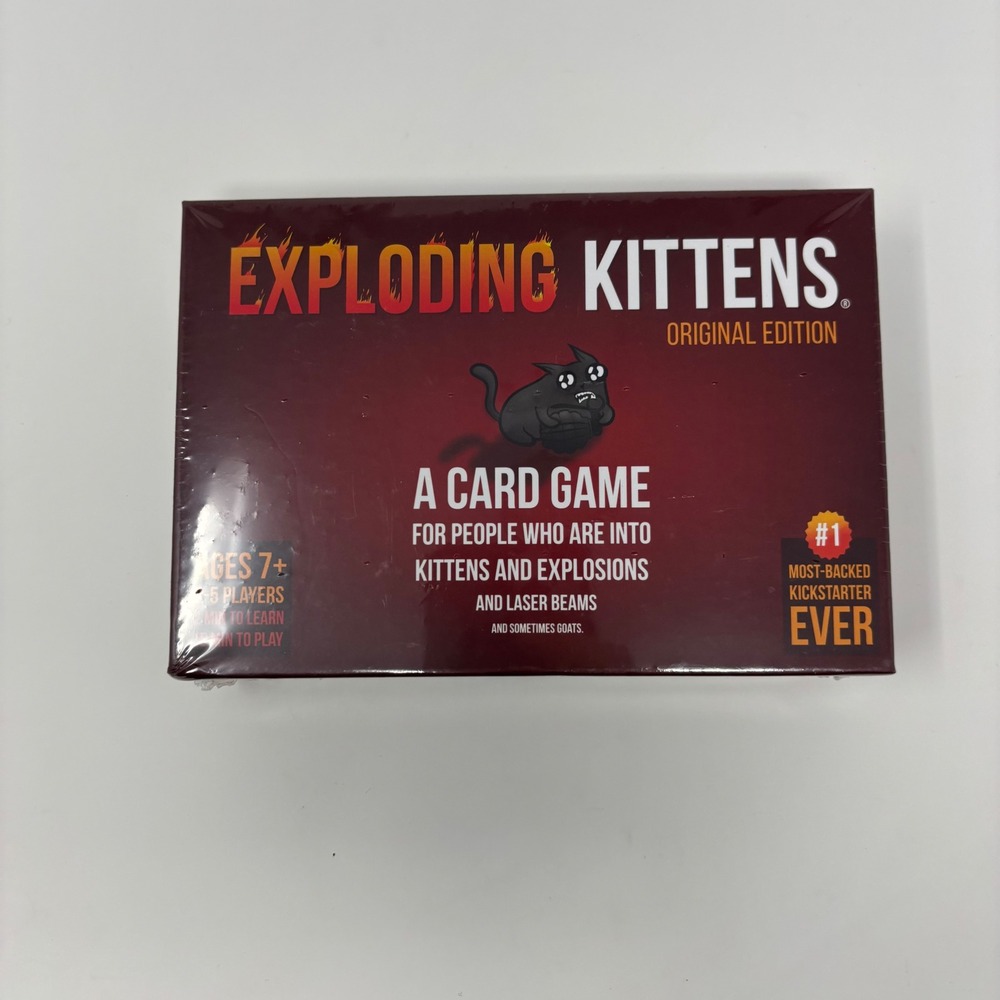 Exploding Kittens Original Edition Card Game Sealed Original Version 56 Cards